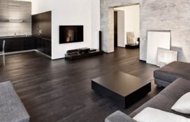 зал в стиле минимализм