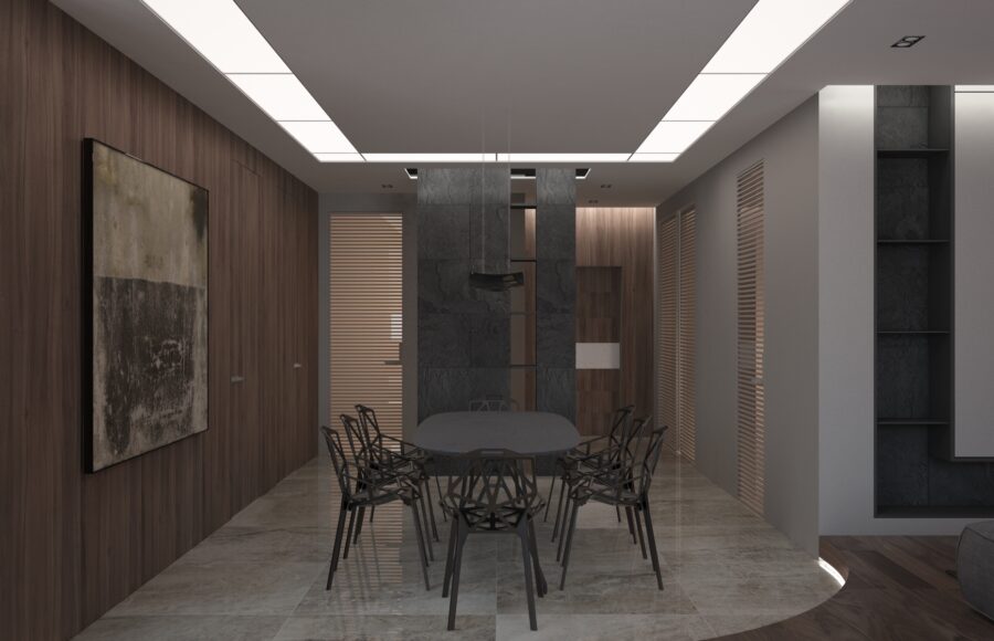 элитный дизайн интерьера квартиры