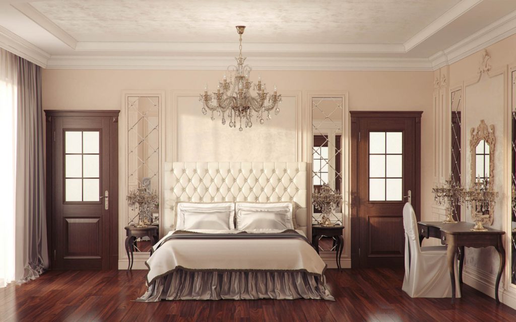 простой дизайн спальни