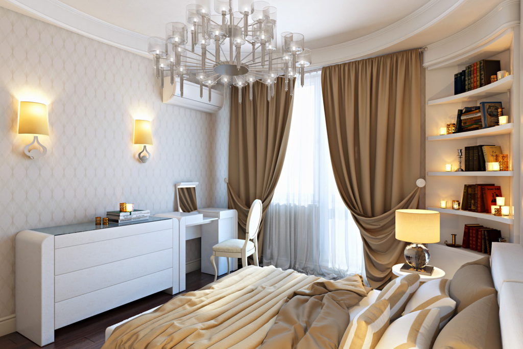 дизайн большой спальни фото