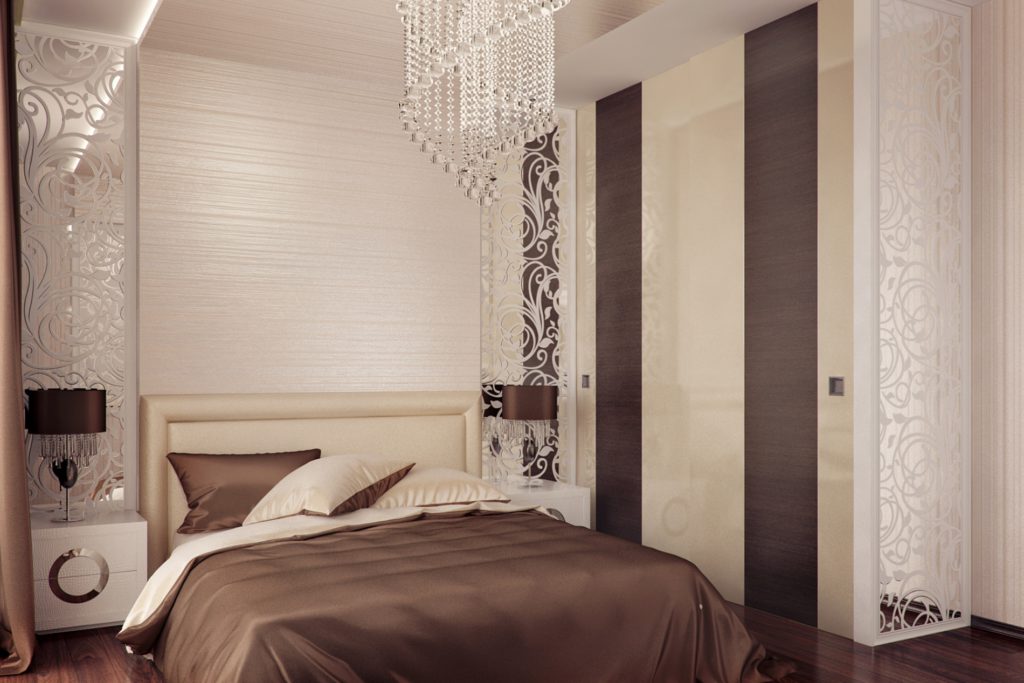 дизайн квадратной спальни