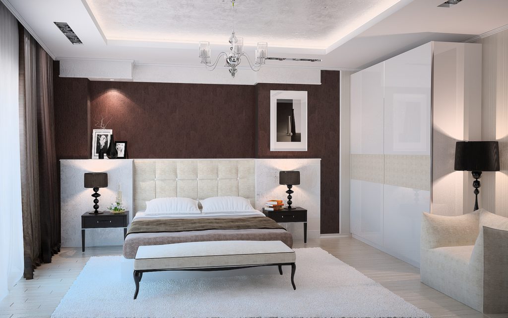 дизайн мансардной спальни