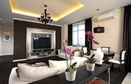 стиль фьюжн в интерьере комнаты